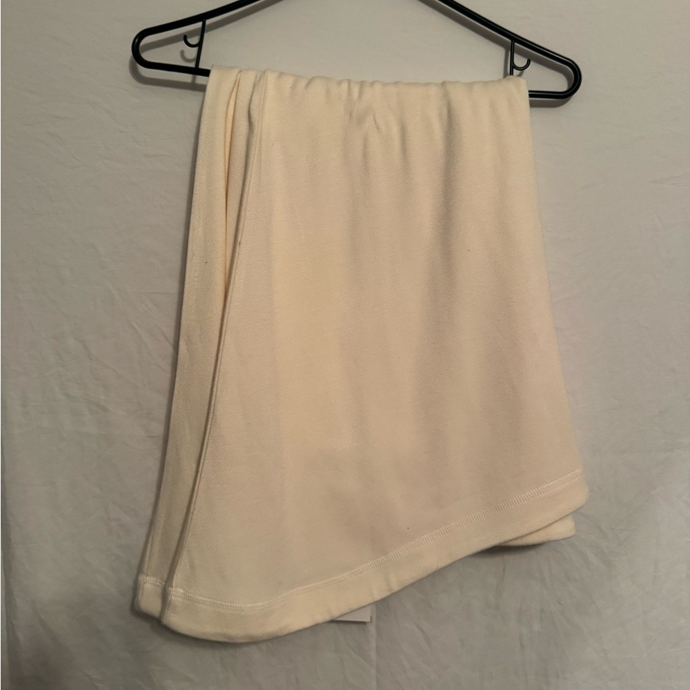Tory Burch Tory Sport XL brushed knit circle skirt in Ivory Pearl. NWT.
